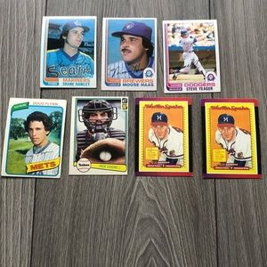 7 80’s MLB cards